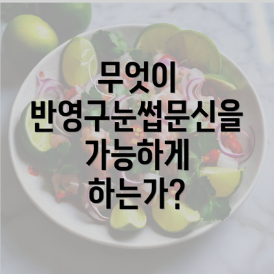 무엇이 반영구눈썹문신을 가능하게 하는가?