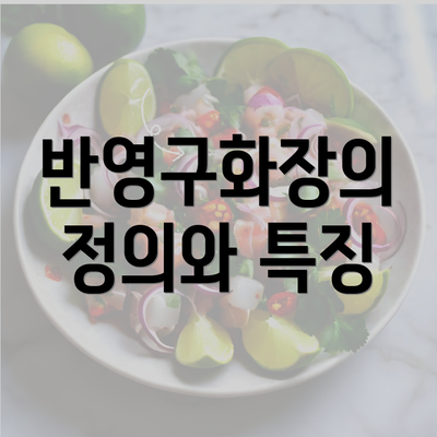 반영구화장의 정의와 특징