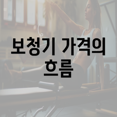 보청기 가격의 흐름