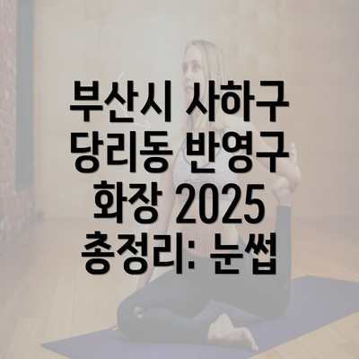 부산시 사하구 당리동 반영구 화장 2025 총정리: 눈썹