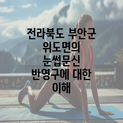 전라북도 부안군 위도면의 눈썹문신 반영구에 대한 이해