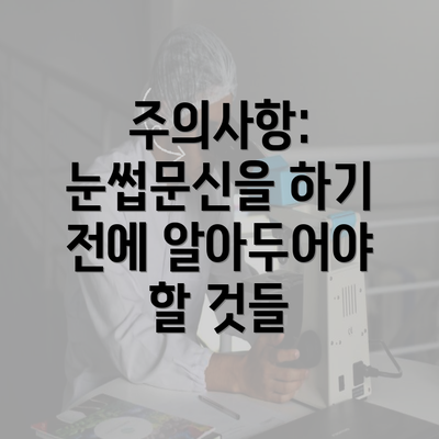 주의사항: 눈썹문신을 하기 전에 알아두어야 할 것들