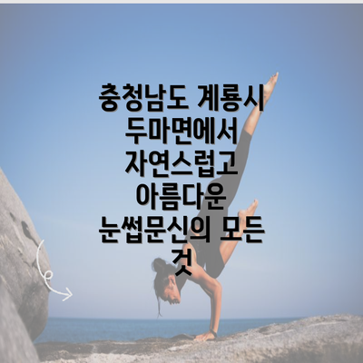 충청남도 계룡시 두마면에서 자연스럽고 아름다운 눈썹문신의 모든 것