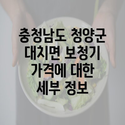 충청남도 청양군 대치면 보청기 가격에 대한 세부 정보