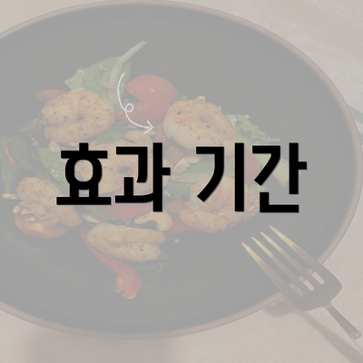 효과 기간