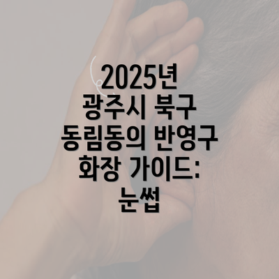 2025년 광주시 북구 동림동의 반영구 화장 가이드: 눈썹