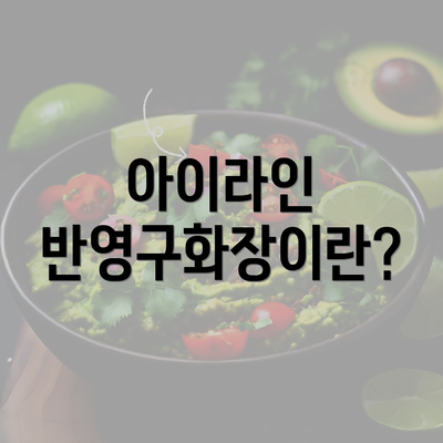 아이라인 반영구화장이란?