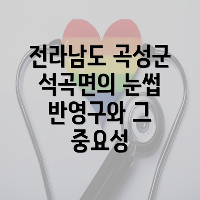 전라남도 곡성군 석곡면의 눈썹 반영구와 그 중요성