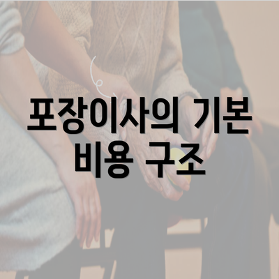 포장이사의 기본 비용 구조