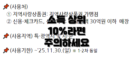 소득 상위 10%라면 주의하세요