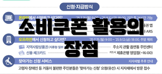 소비쿠폰 활용의 장점
