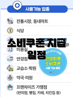 소비쿠폰 지급 일정